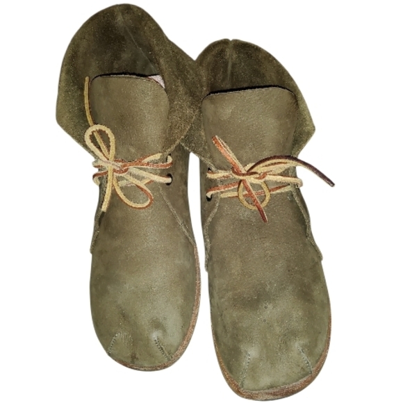 Cydwoq's Tibet, Slip on, all-leather moccasin, lace up, Unisex Size 40. Handmade - Picture 4 of 10